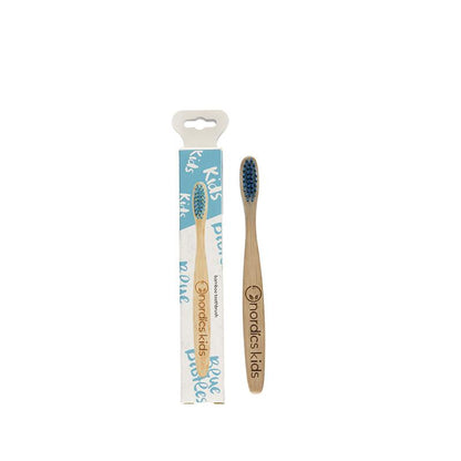 Cepillo dental bambú Niños Azul Nordics Oral Care