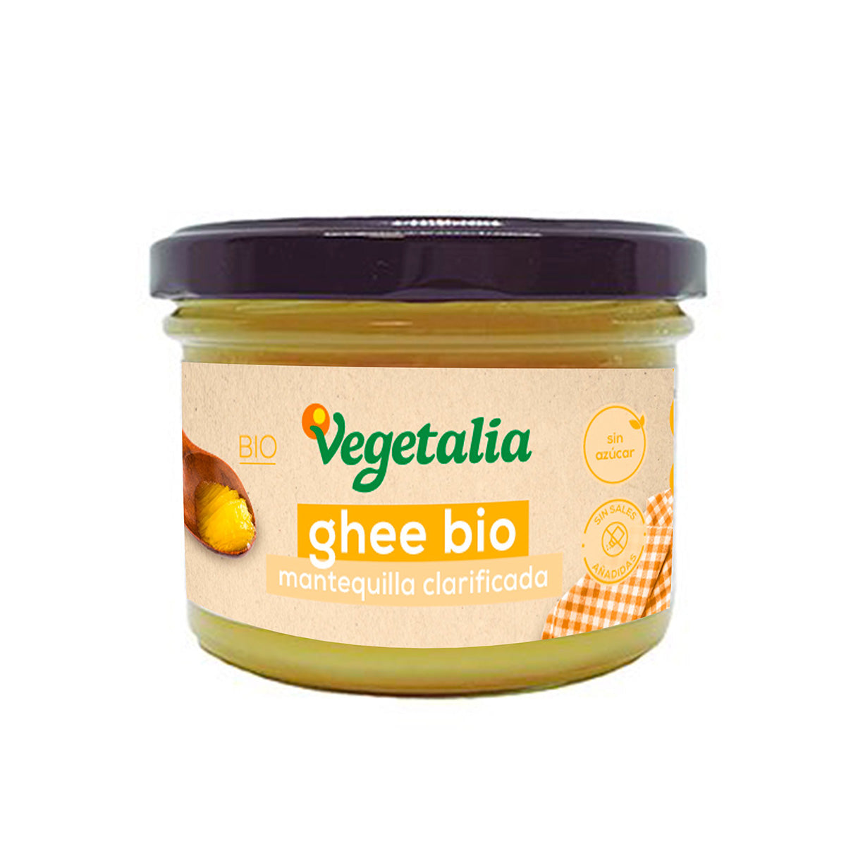 Ghee Mantequilla Clarificada  100% natural Vegetalia 220 ml