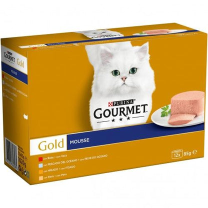 GOURMET GOLD Mousse Surtido Multipack (12x85g)