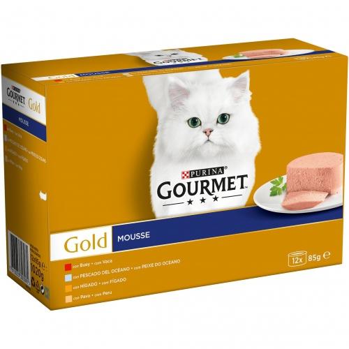 GOURMET GOLD Mousse Surtido Multipack (12x85g)