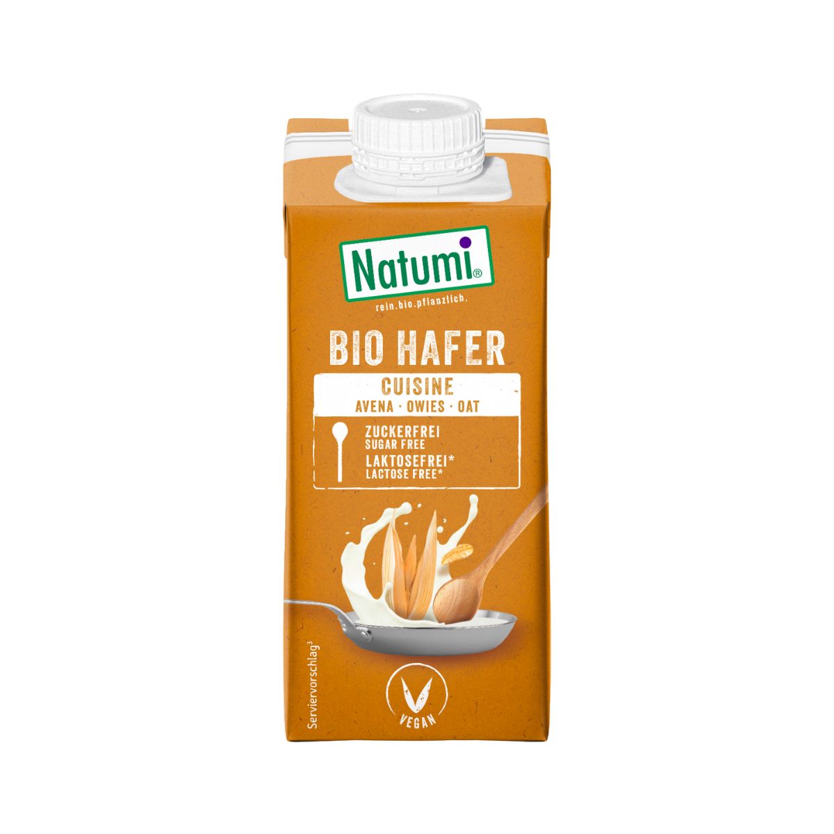 Crema para cocinar de Avena Liquida Bio Natumi, 200 ml