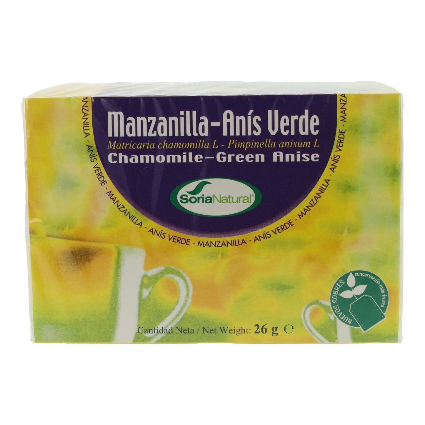 Manzanilla Con Anis Infusion Soria Natural 26 g