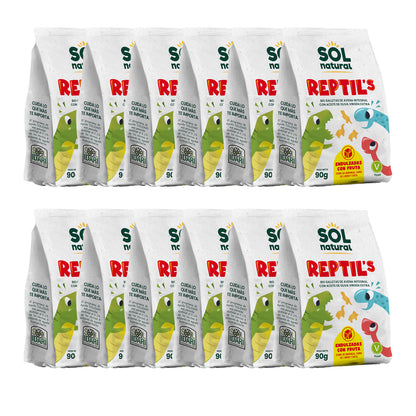 Pack 12x Galletas Infantiles de Avena y Frutas Bio Sol Natural 90 g