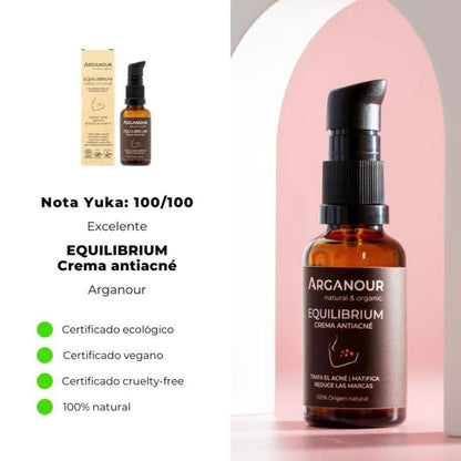 Equilibrium crema antiacné pieles grasas 30ml Arganour