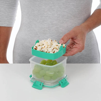 Recipiente Hermético snacks cuadrado Sistema Snacks To Go 400 ml