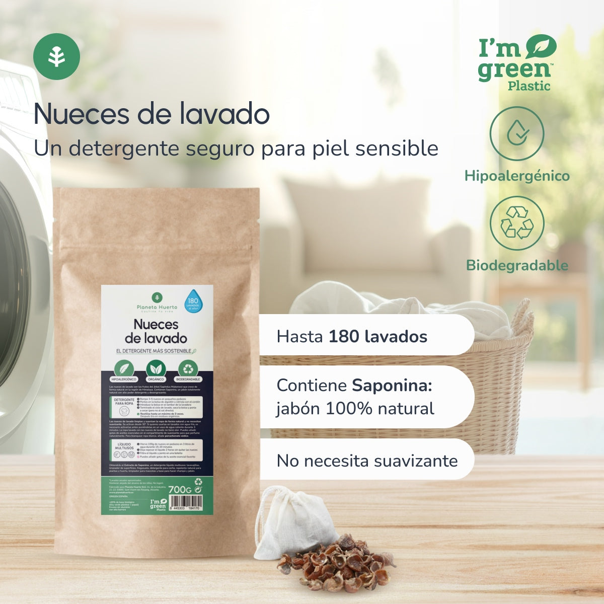 Nueces de Lavado Planeta Huerto 700 gr