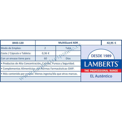 Multi-Guard ADR 120 Cápsulas Lamberts