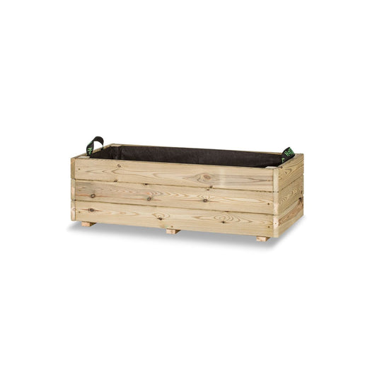 Jardinera rectangular Ghio 90x40x30 Hortalia