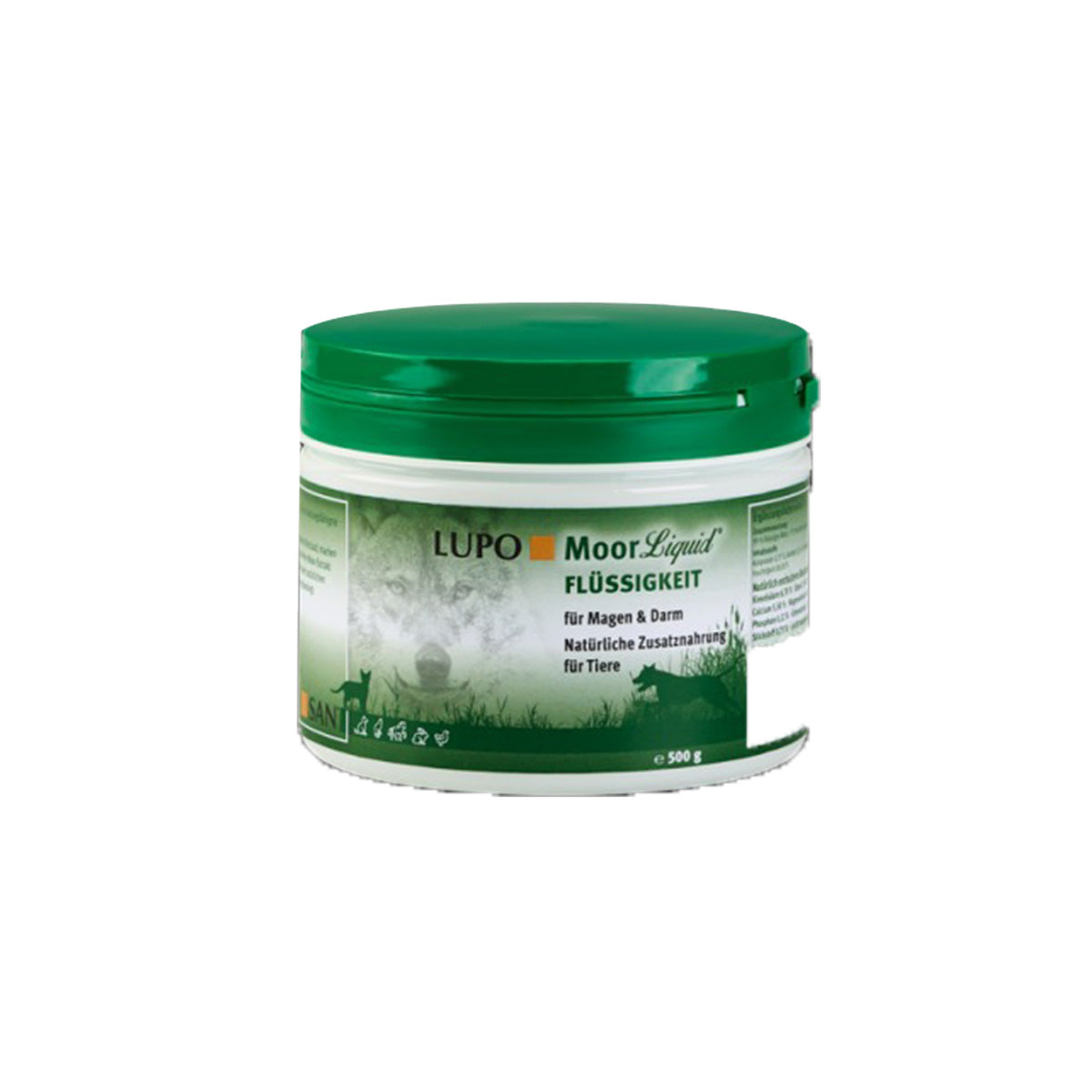 Lupo Moorliquid Arcilla líquida Natural para el Bienestar Intestinal Luposan Arcilla 500g