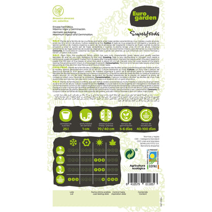 Semillas ecológicas de Kale Westlande Herfst Vitalfoods