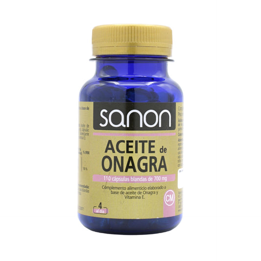 Aceite de Onagra 110 cápsulas blandas SANON de 680 mg