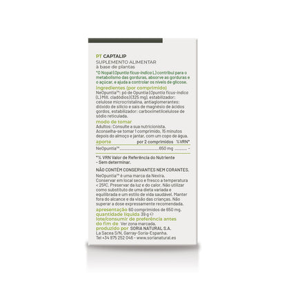 Captalip, Soria Natural, 60 comprimidos