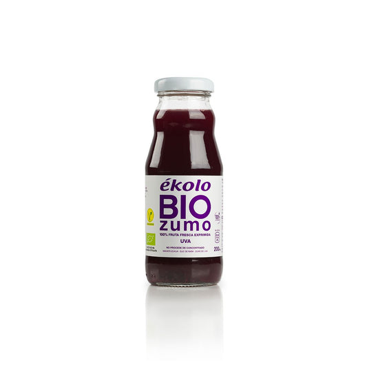 Zumo de Uva Negra BIO 100% exprimido Ékolo 200ml