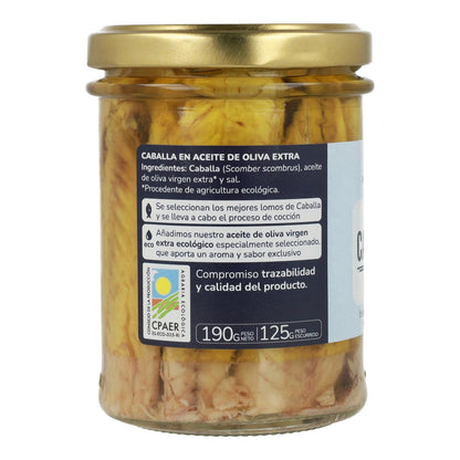 Pack 3x Caballa en aceite de oliva ECO Planeta Huerto 190 gr