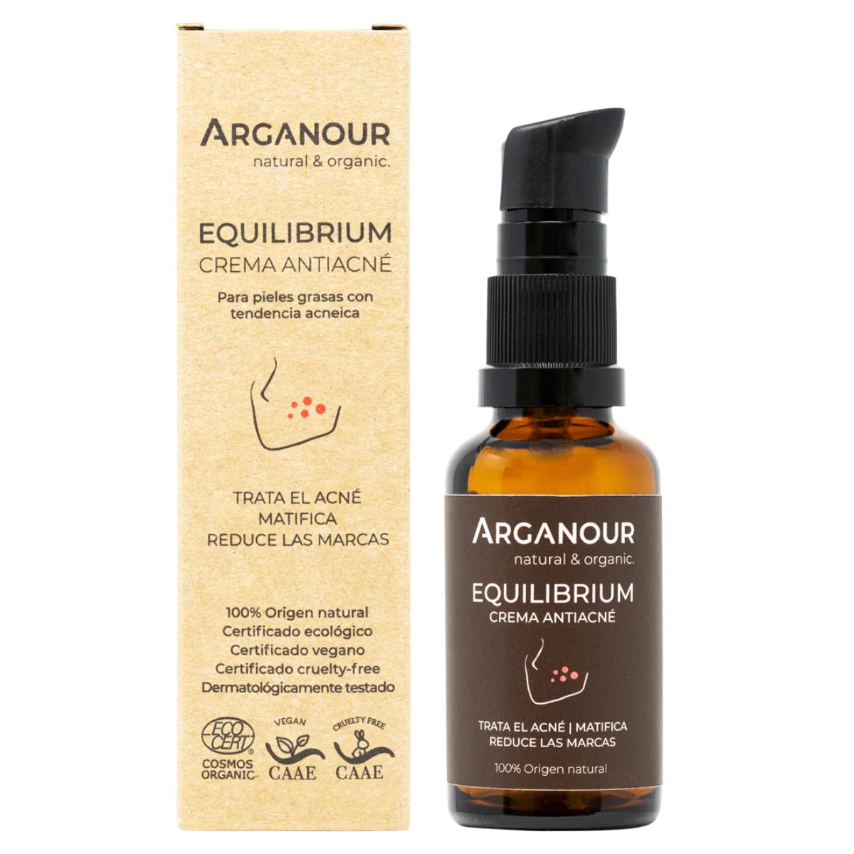 Equilibrium crema antiacné pieles grasas 30ml Arganour