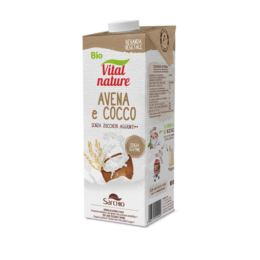 Bebida de avena y coco BIO Sarchio 1l
