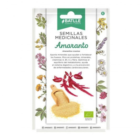Semillas medicinales ecológicas de Amaranto rojo Batlle