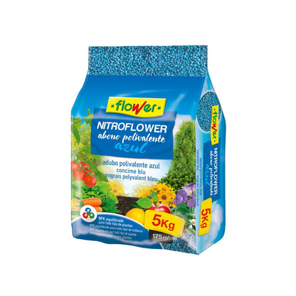 Abono polivalente azul nitroflower Flower 750 g