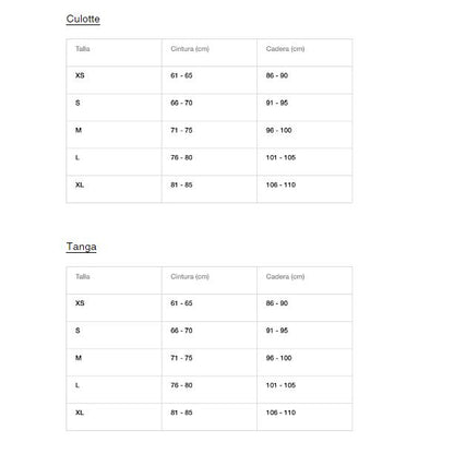 Tanga algodón orgánico blanco Minimalism XXL