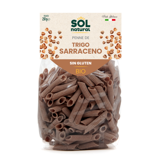 Penne de trigo sarraceno S/G 250g BIO Sol Natural