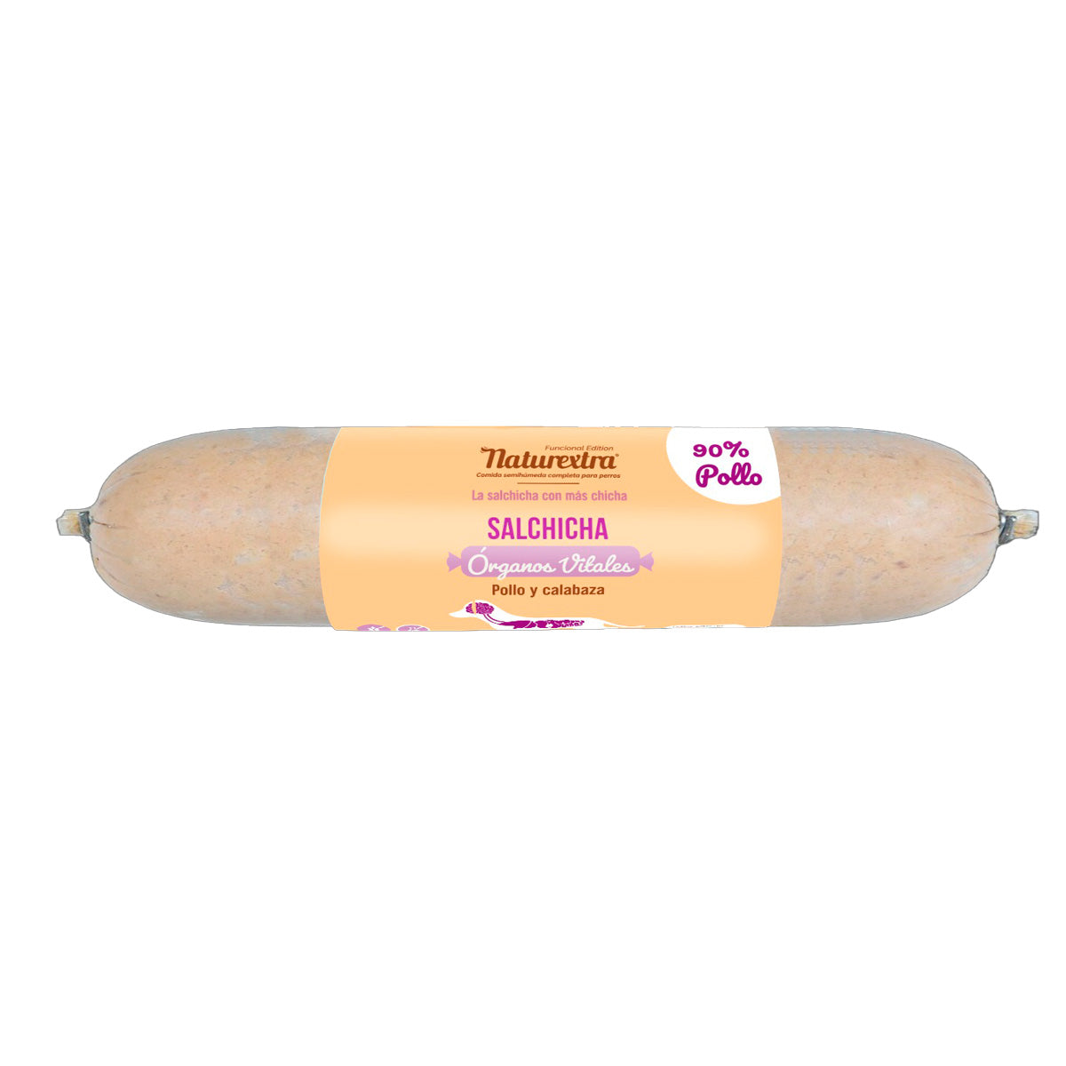 Naturextra salchicha órganos vitales 500g