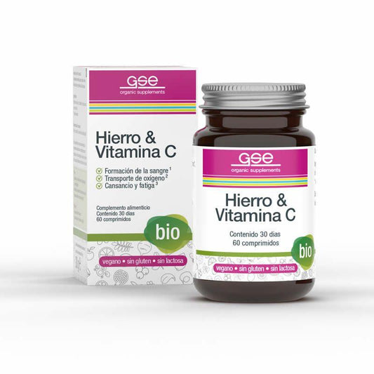 Hierro + Vitamina C Bio GSE 60 Tbl