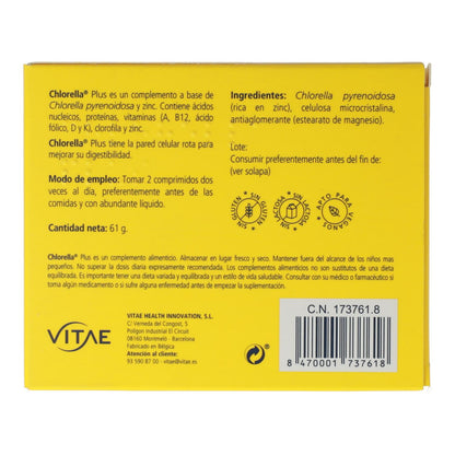 Chlorella Plus  Vitae 60 Comp