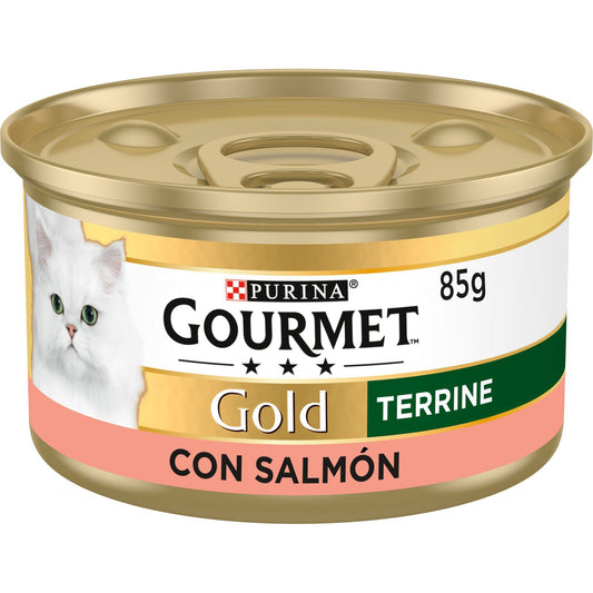 GOURMET GOLD Tarrina Comp Salmon Comida húmeda 85g