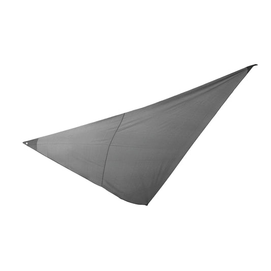 Toldo vela de sombreo triangular 5x5x5m Kb8 Topo