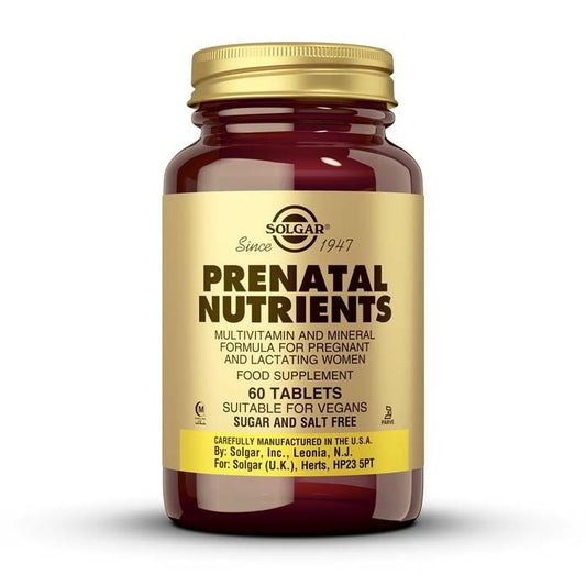 Nutrientes Prenatales Solgar
