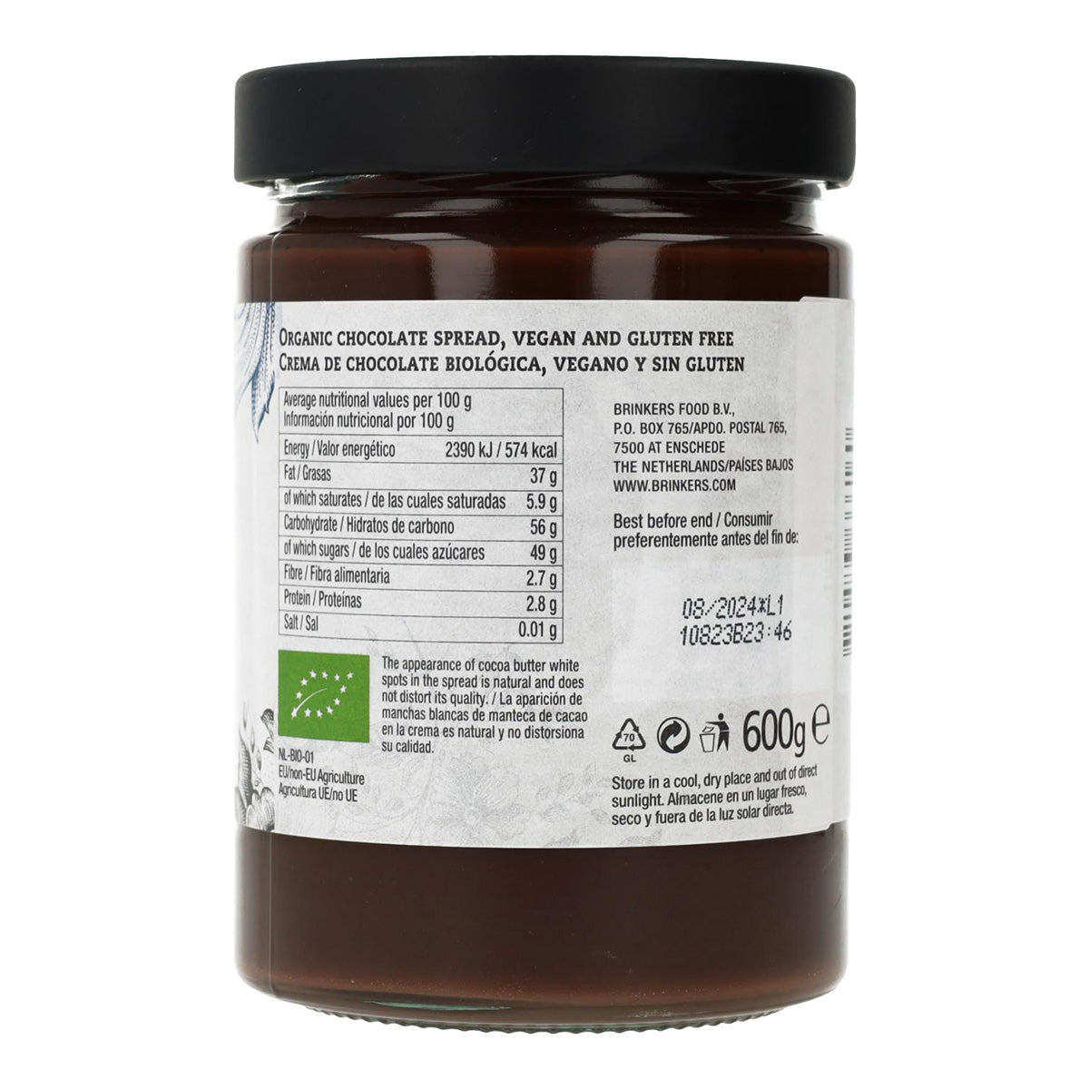 Crema Chocolate Vegana Sin Gluten La Vida Vegan