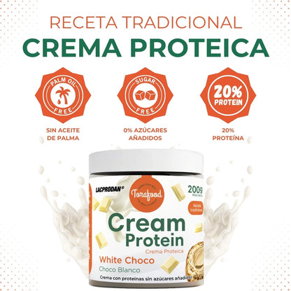 Crema Proteica White Chocolate Torafood 200g