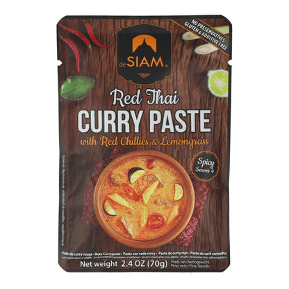 Pasta de Curry Rojo Desiam 70 g