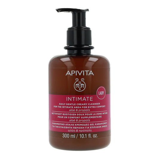 Nuevo limpiadora cremosa suave de higiene íntima diaria Lady Apivita 300 ml