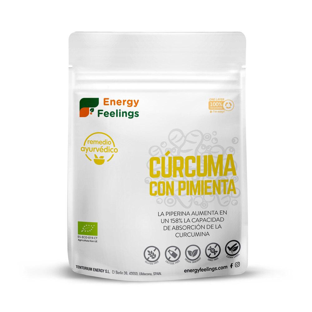 Cúrcuma Con Pimienta negra en Polvo Eco  Energy Feelings