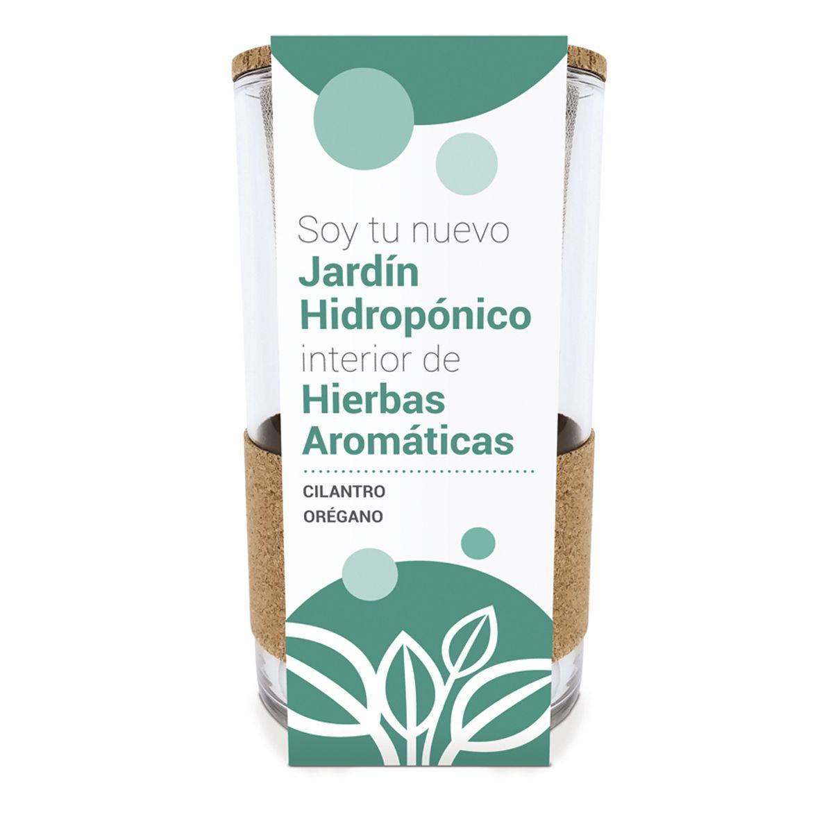 Cultivo hidropónico cilantro - orégano