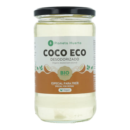 Aceite de coco desodorizado ECO Planeta Huerto 500 ml