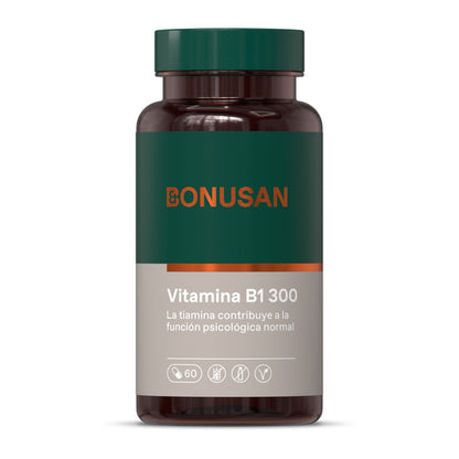 Vitamina B1 Tiamina Bonusan 60 Cápsulas Vegetales