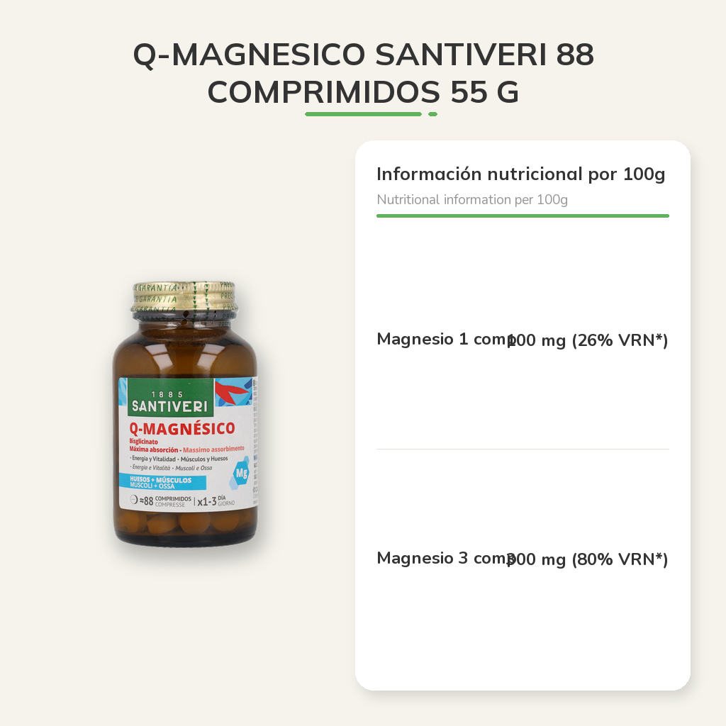 Información nutricional