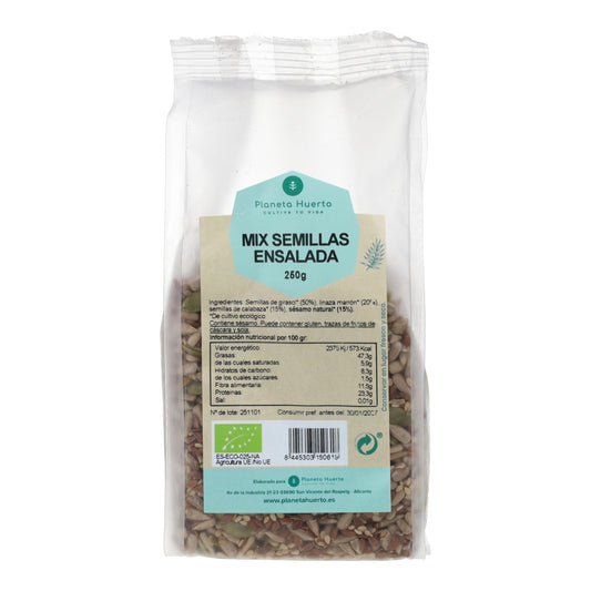 Mix de Semillas ensalada ECO Planeta Huerto 250 g