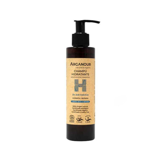 Champú hidratante sin sulfatos 200ml Arganour