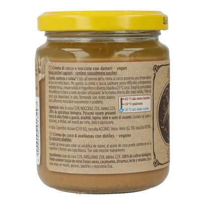 Crema de Coco, Avellanas y Dátiles Rapunzel 250gr