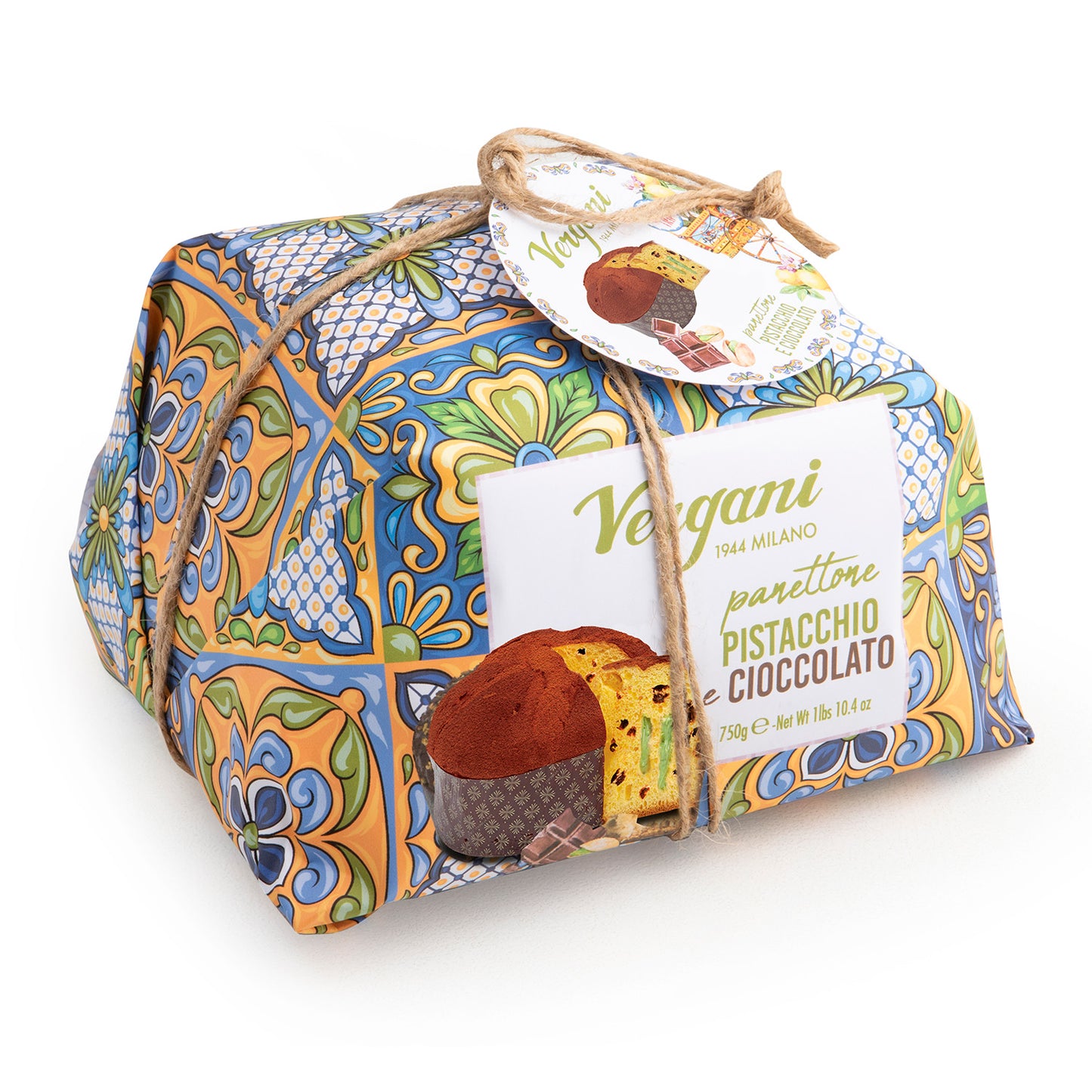 Panettone con Pistacho y Chocolate Vergani 750 g