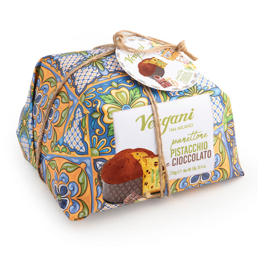 Panettone con Pistacho y Chocolate Vergani 750 g