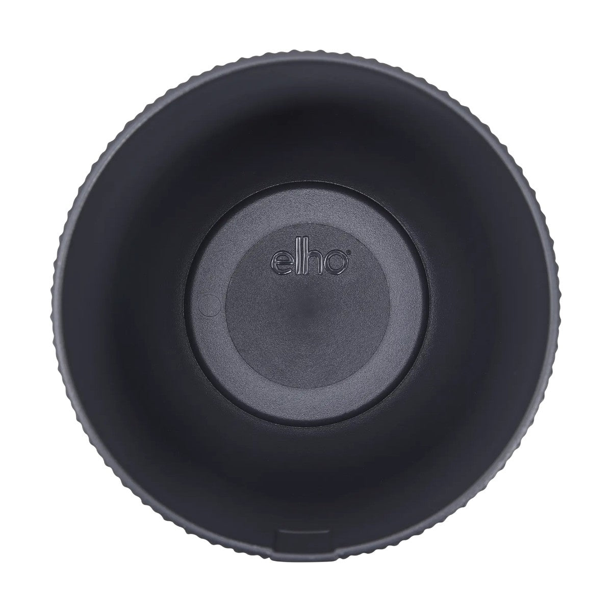 Maceta Antracita Jazz Round Mini Elho 11cm 100% reciclado