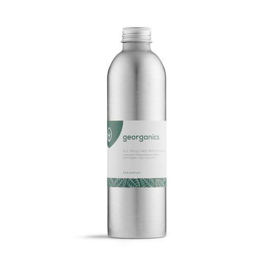 Enjuague bucal con aceite de coco y menta Georganics 275 ml