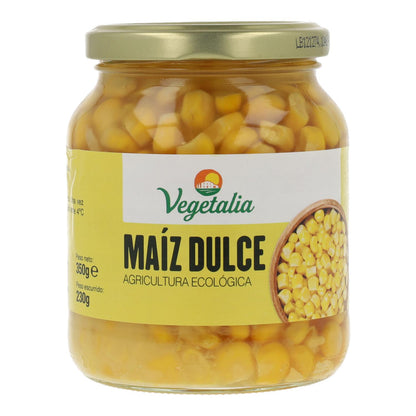 Maiz Dulce Bio en bote de vidrio Vegetalia 350 gr