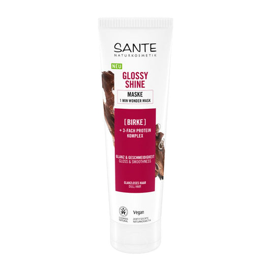 Mascarilla capilar brillo radiante abedul Sante 150 ml