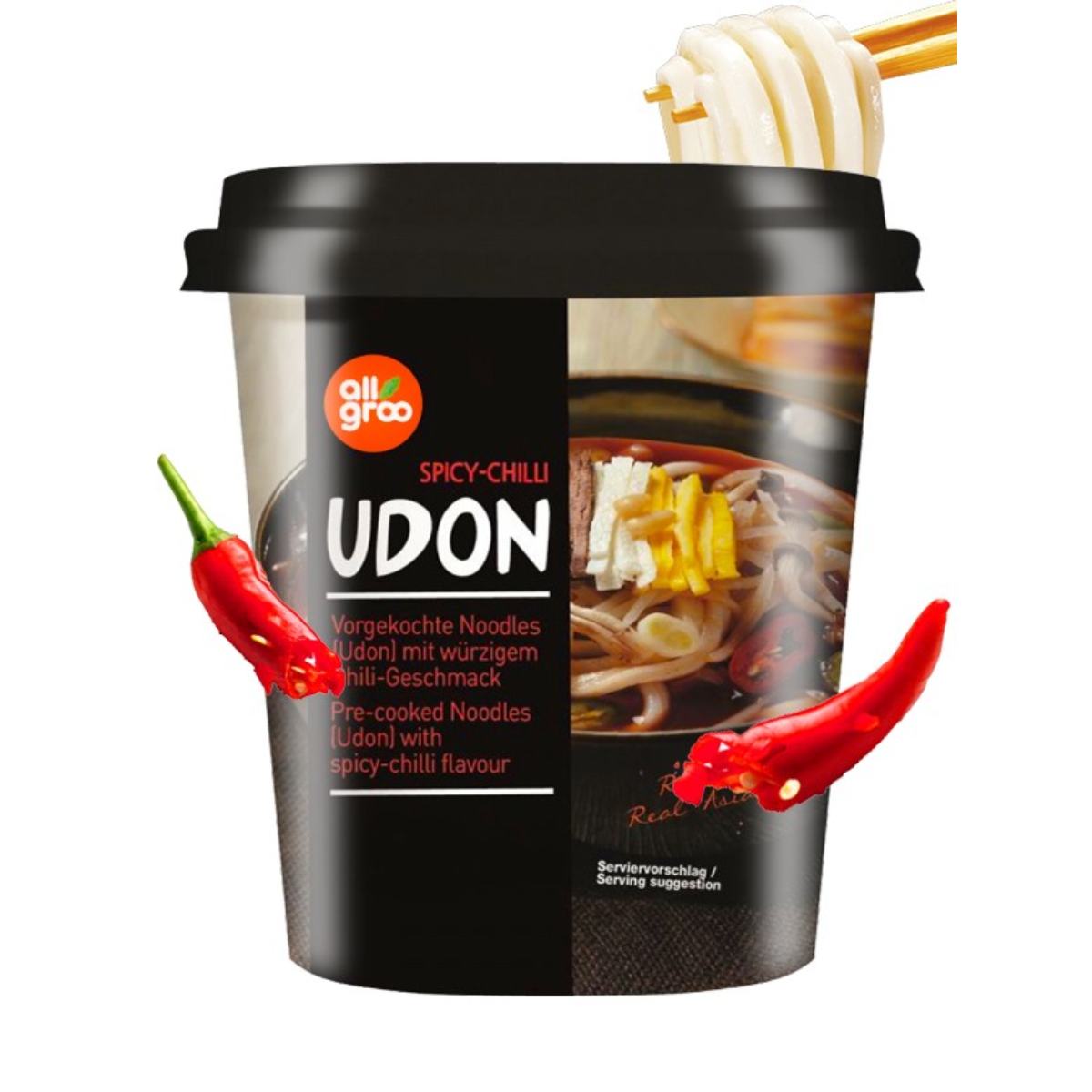 Fideos Udon, Picantes Allgroo 690g