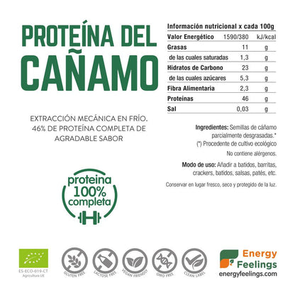 Pack 2x Proteína de Cáñamo ECO Energy Feelings 1 Kg